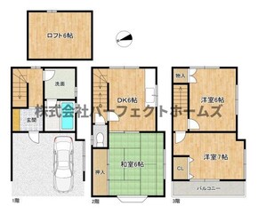 三井南町戸建て　賃貸の物件間取画像